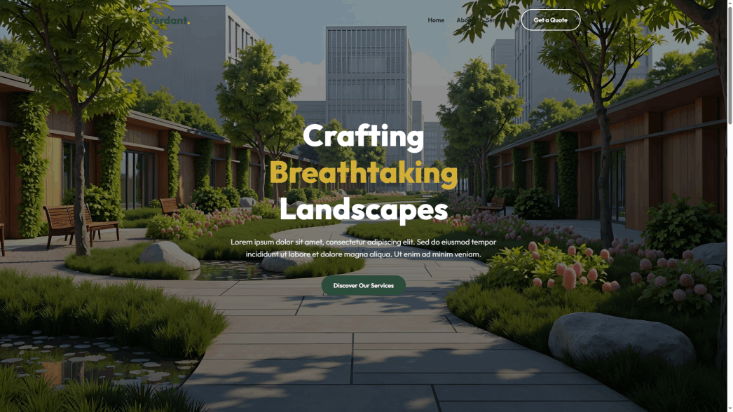 example garden website